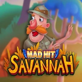 Mad Hit Savannah game by RubyPlay – logo hosted on Vegasino Casino